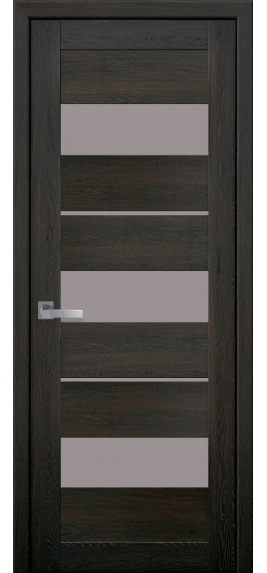 МЕЖКОМНАТНЫЕ ДВЕРИ НОВЫЙ СТИЛЬ Мода ПВХ ULTRA Лилу со стеклом сатин